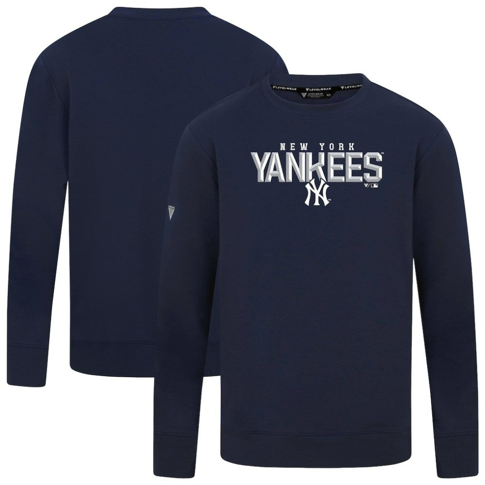 New York Yankees Levelwear Mandate Carve Tri-Blend Sweatshirt Online