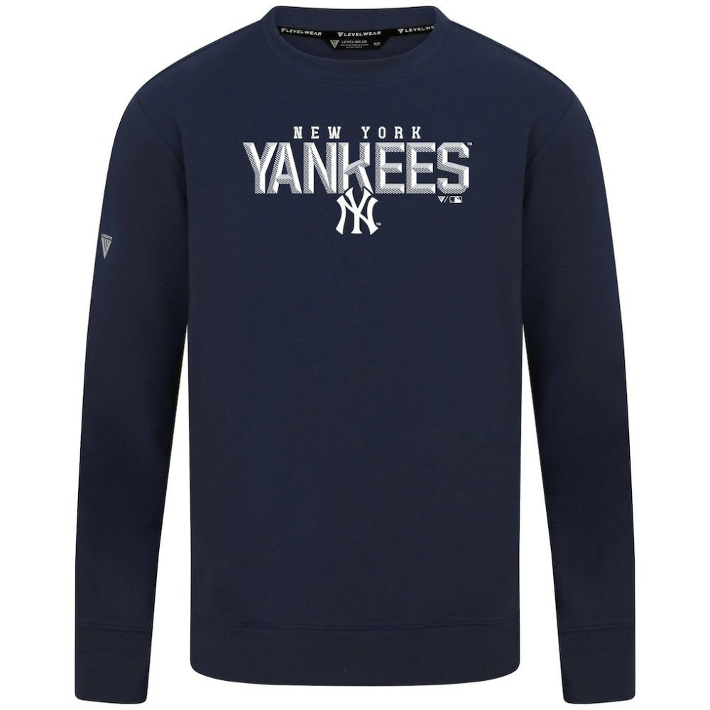 New York Yankees Levelwear Mandate Carve Tri-Blend Sweatshirt Online