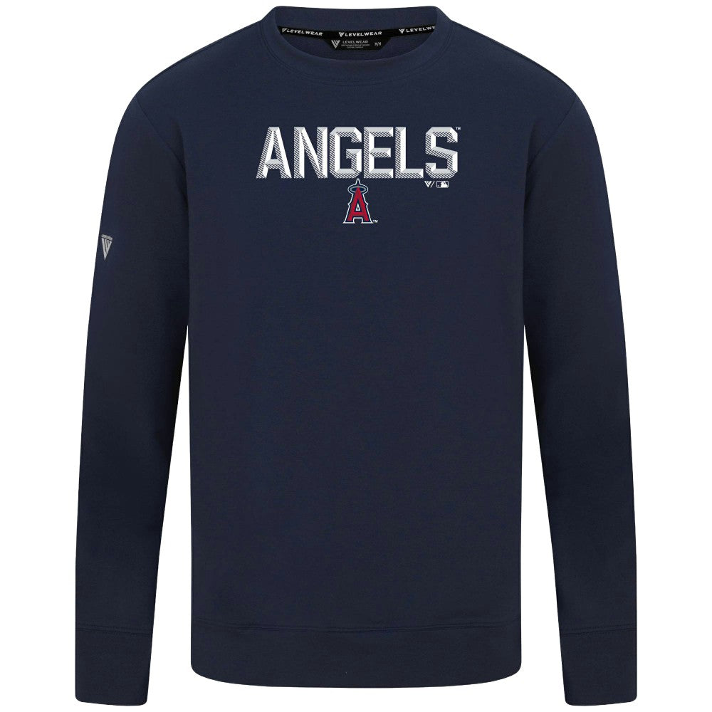 Los Angeles Angels Levelwear Mandate Carve Tri-Blend Sweatshirt for sale