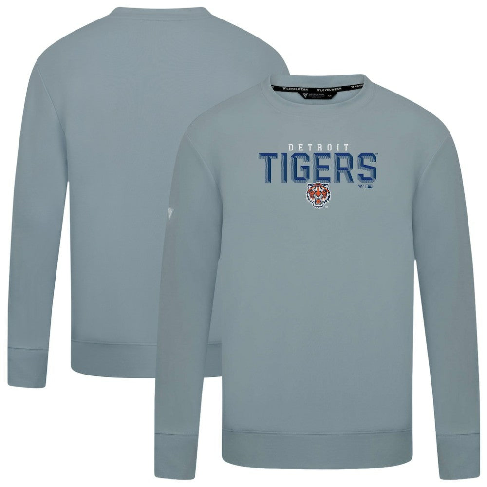 Detroit Tigers Levelwear Mandate Carve Tri-Blend Sweatshirt Discount