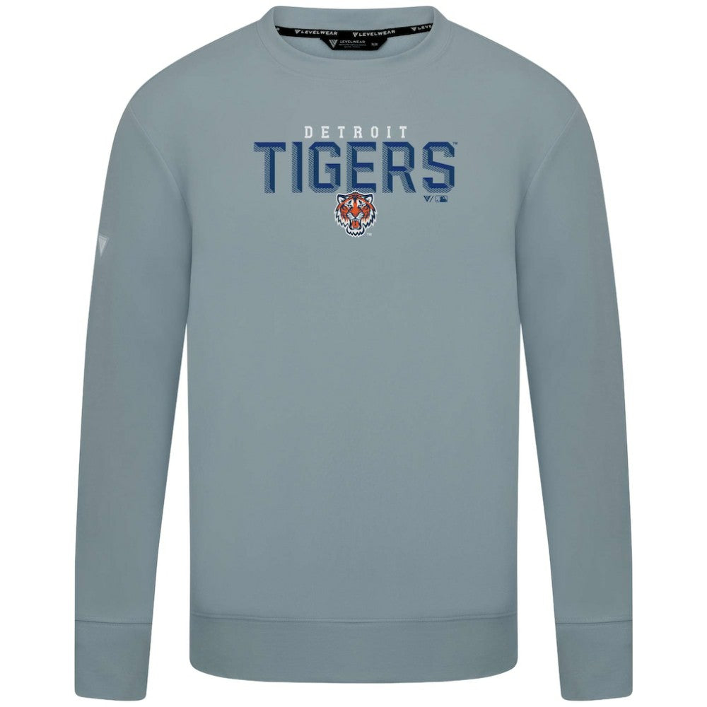 Detroit Tigers Levelwear Mandate Carve Tri-Blend Sweatshirt Discount
