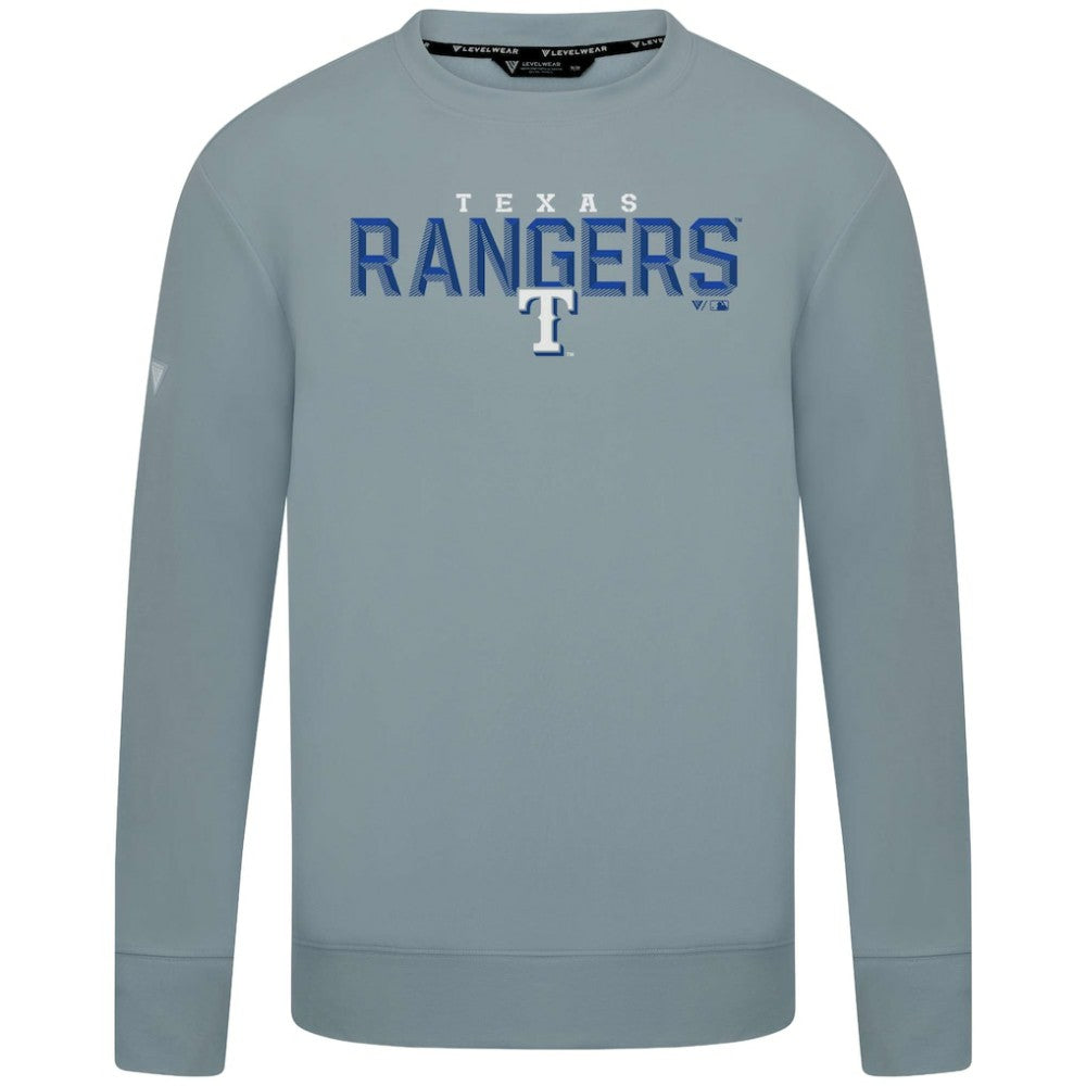 Texas Rangers Levelwear Mandate Carve Tri-Blend Sweatshirt Outlet