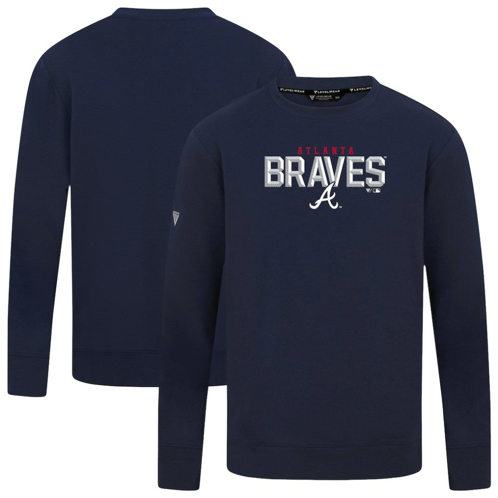 Atlanta Braves Levelwear Mandate Carve Tri-Blend Sweatshirt Online