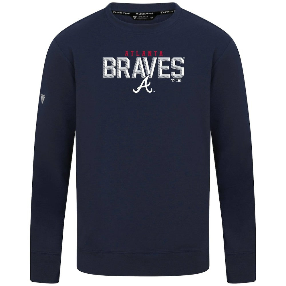 Atlanta Braves Levelwear Mandate Carve Tri-Blend Sweatshirt Online