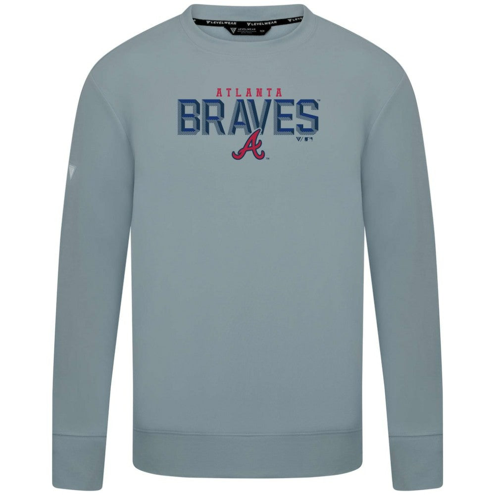Atlanta Braves Levelwear Mandate Carve Tri-Blend Sweatshirt Sale