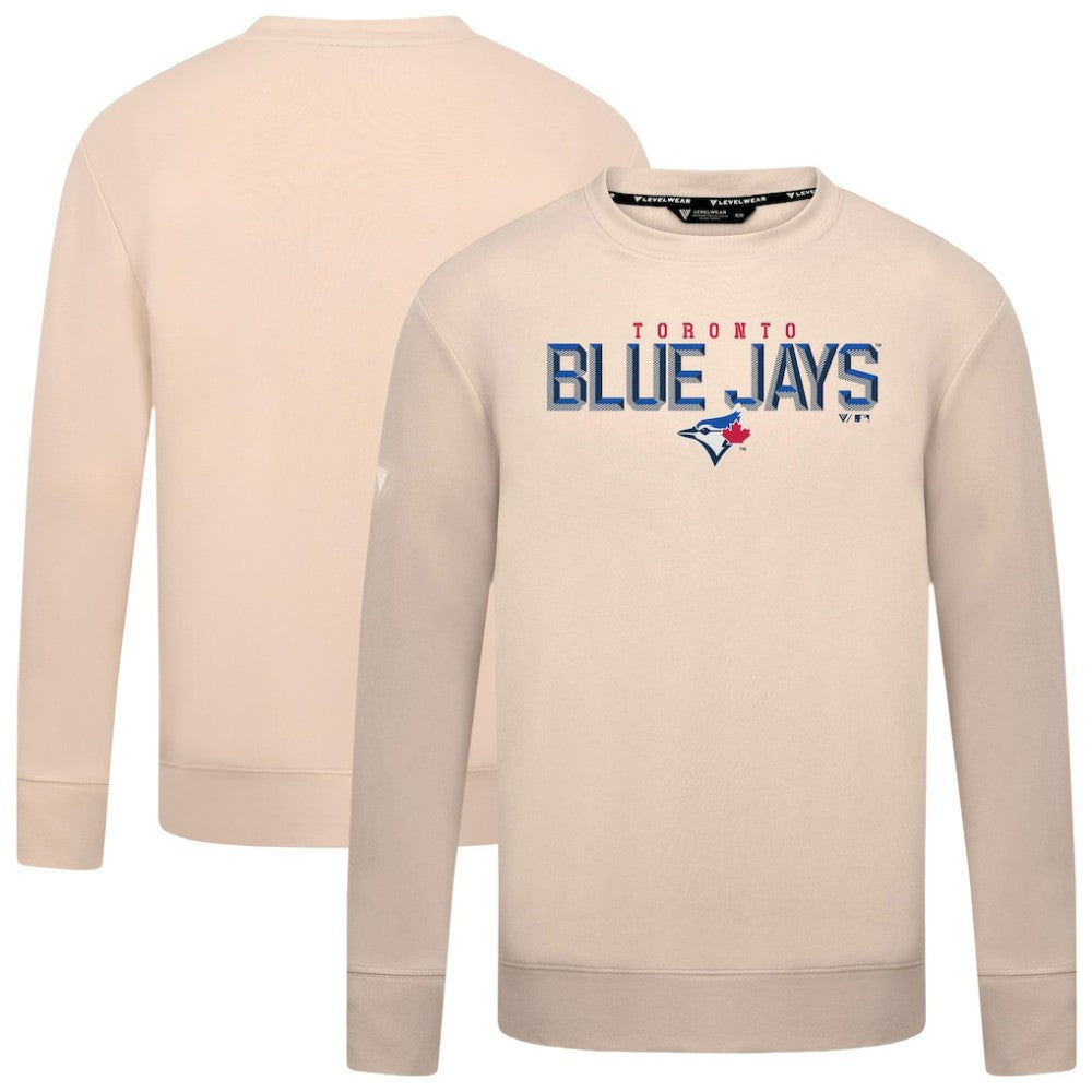 Toronto Blue Jays Levelwear Mandate Carve Tri-Blend Sweatshirt Sale