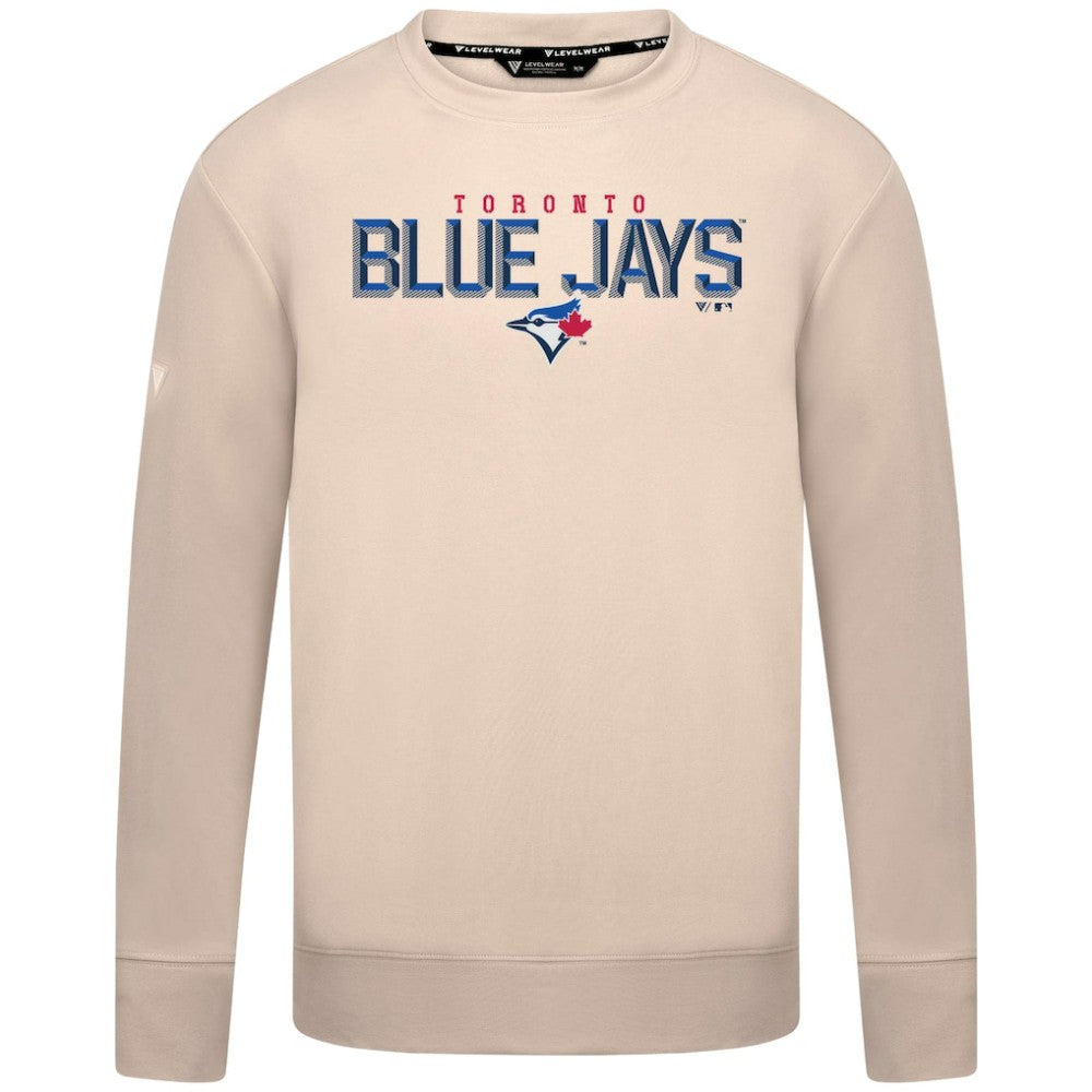 Toronto Blue Jays Levelwear Mandate Carve Tri-Blend Sweatshirt Sale