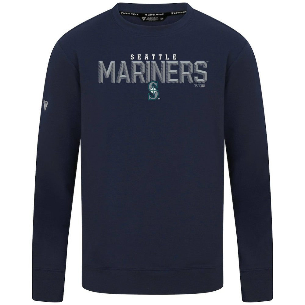 Seattle Mariners Levelwear Mandate Carve Tri-Blend Sweatshirt Sale