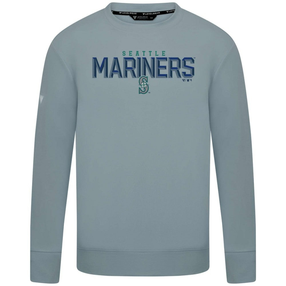 Seattle Mariners Levelwear Mandate Carve Tri-Blend Sweatshirt Near Me