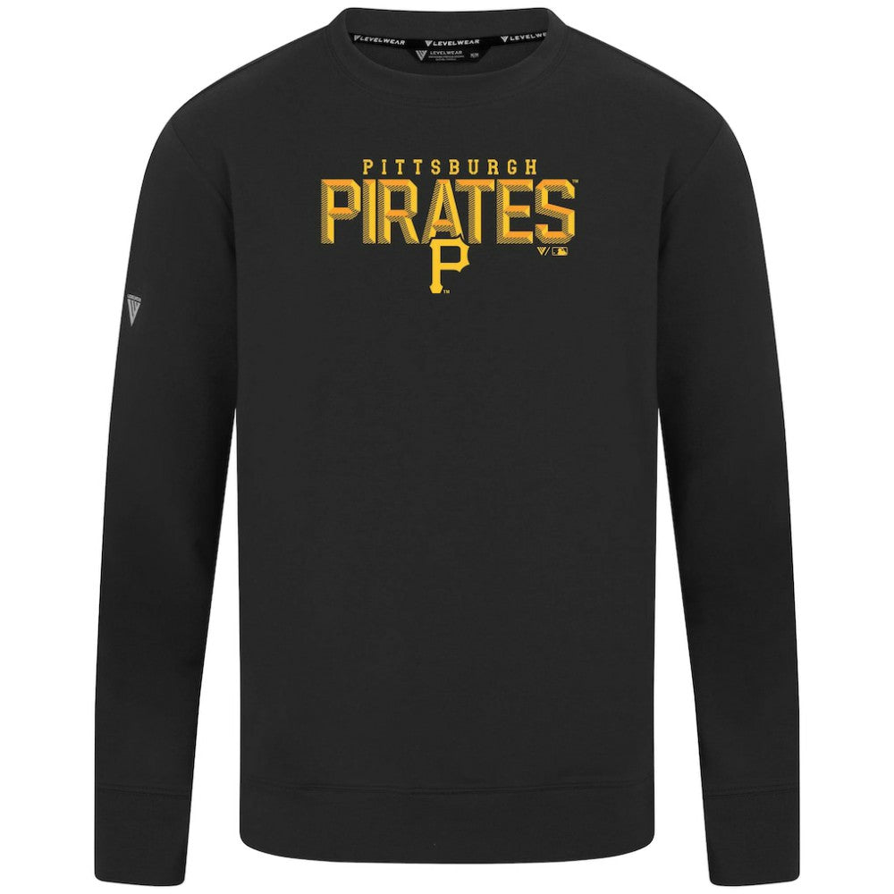 Pittsburgh Pirates Levelwear Mandate Carve Tri-Blend Sweatshirt Outlet