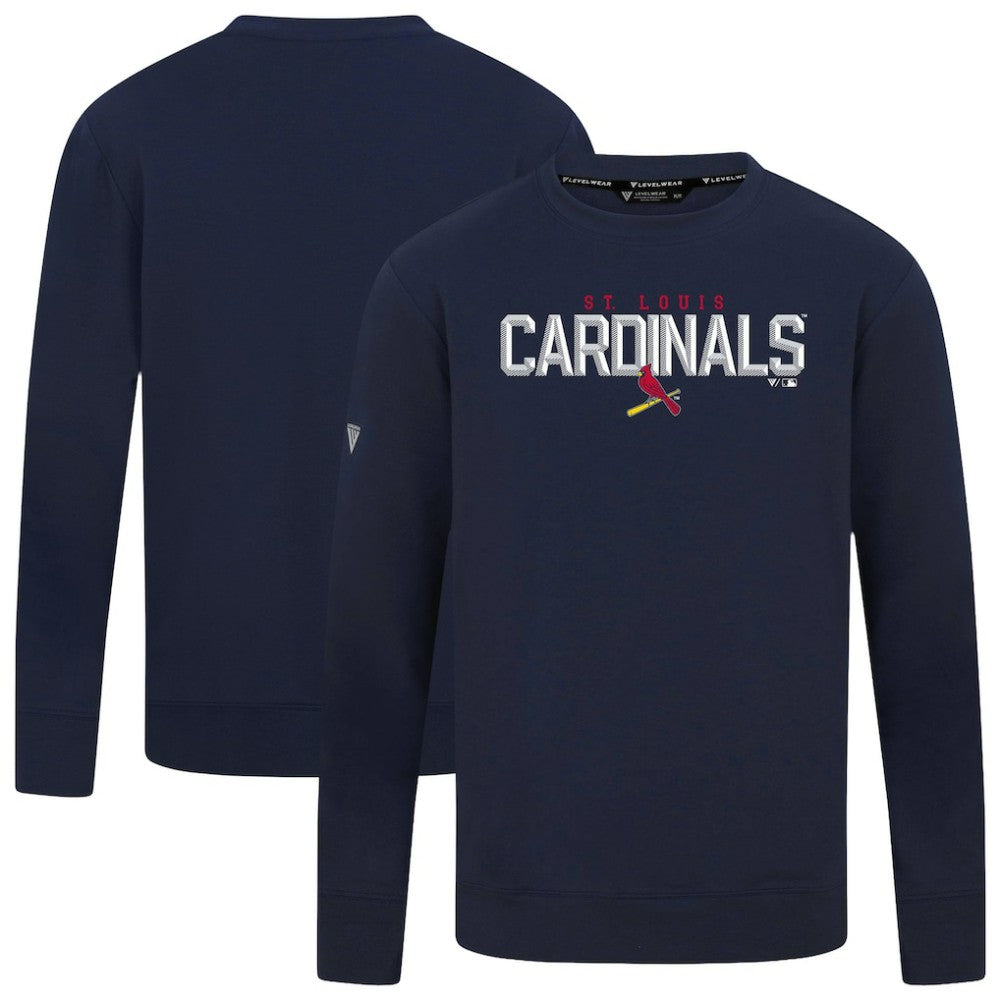 St. Louis Cardinals Levelwear Mandate Carve Tri-Blend Sweatshirt for sale