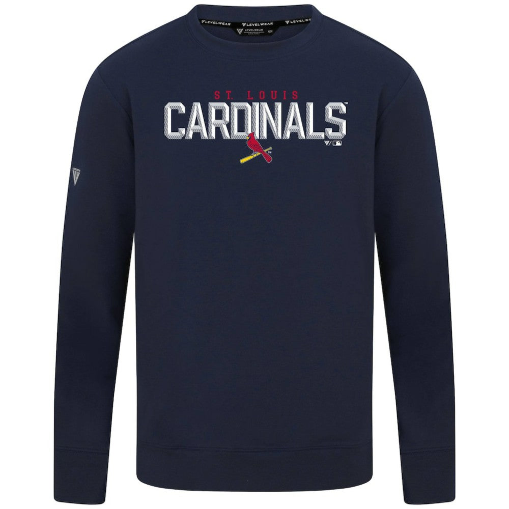 St. Louis Cardinals Levelwear Mandate Carve Tri-Blend Sweatshirt for sale