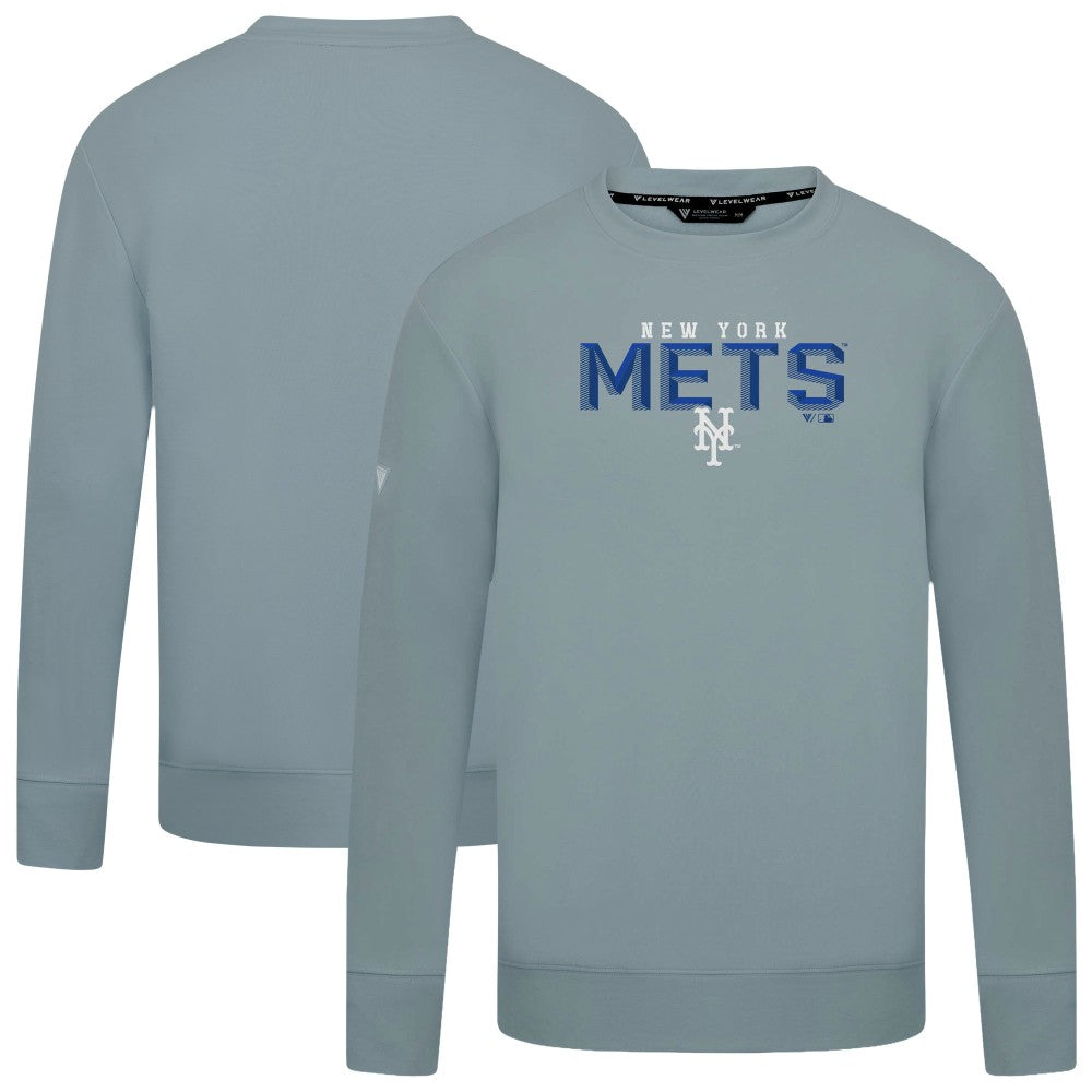 New York Mets Levelwear Mandate Carve Tri-Blend Sweatshirt Online