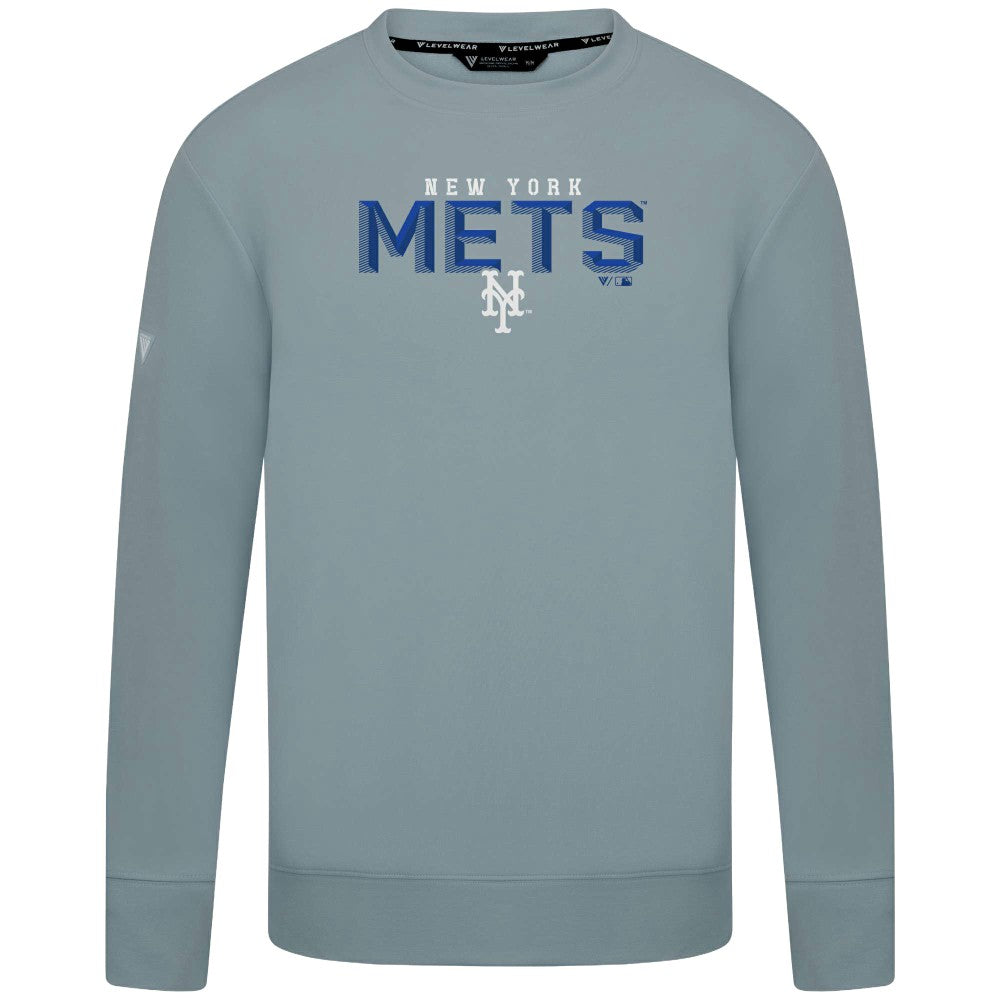 New York Mets Levelwear Mandate Carve Tri-Blend Sweatshirt Online