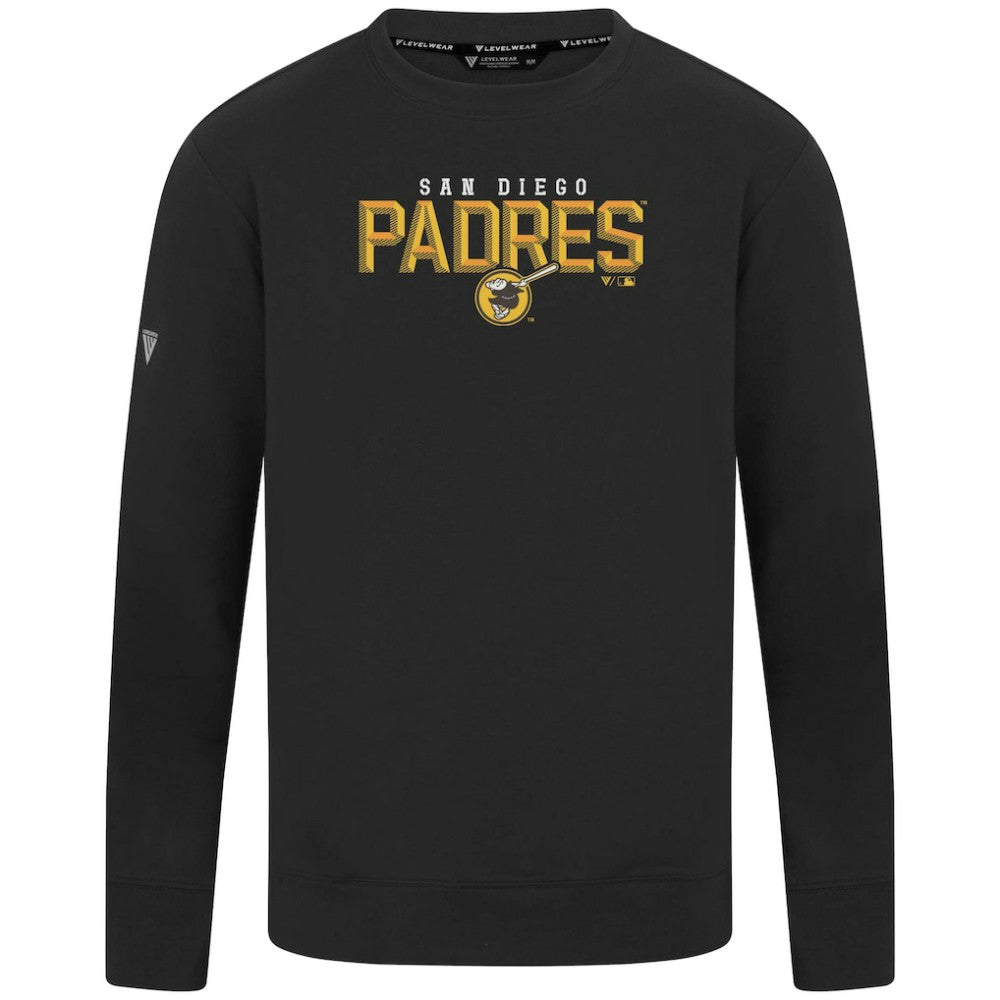 San Diego Padres Levelwear Mandate Carve Tri-Blend Sweatshirt Discount