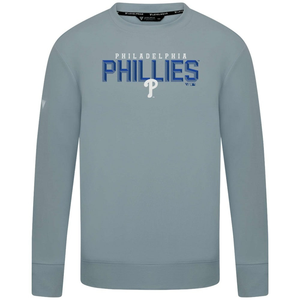 Philadelphia Phillies Levelwear Mandate Carve Tri-Blend Sweatshirt Outlet