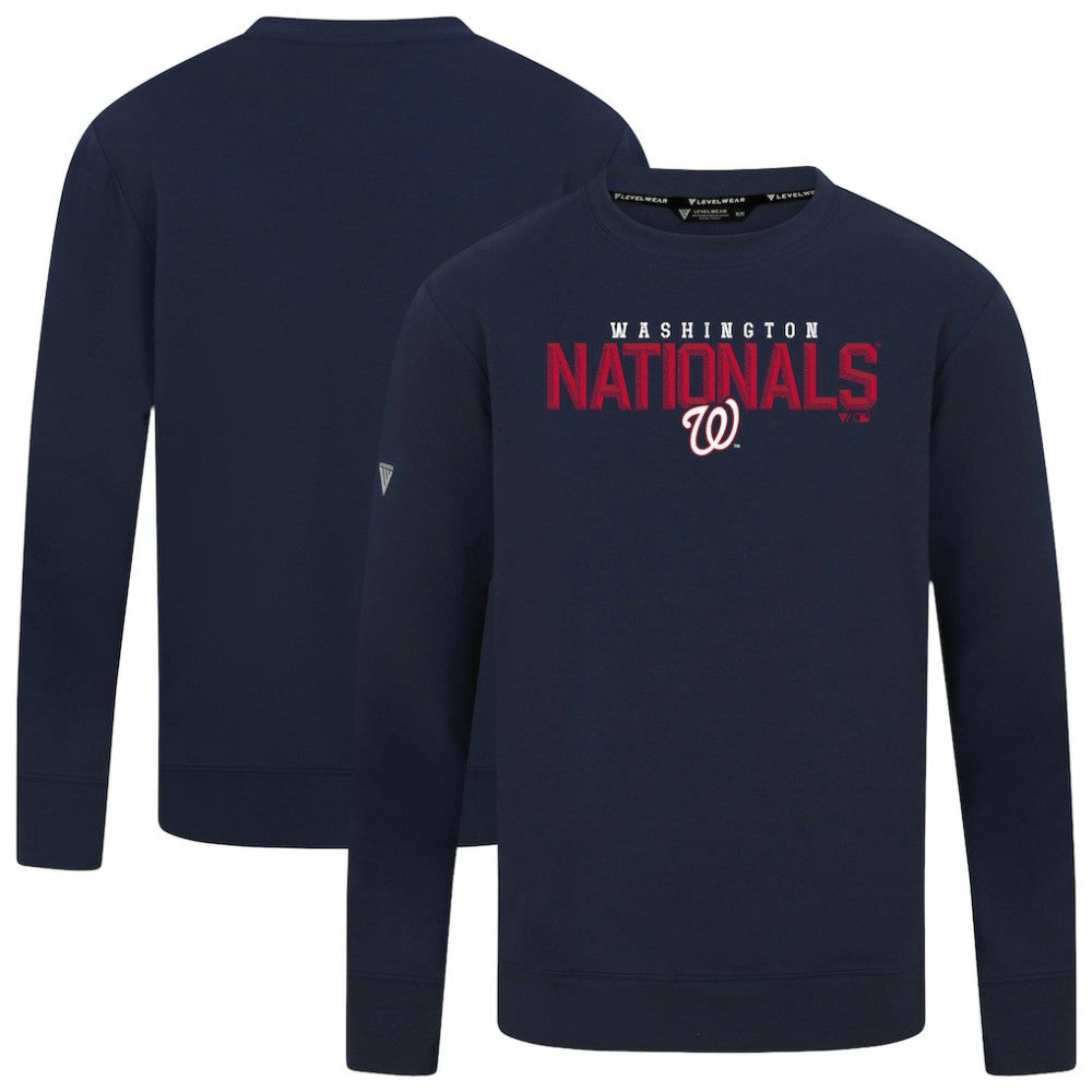 Washington Nationals Levelwear Mandate Carve Tri-Blend Sweatshirt Online