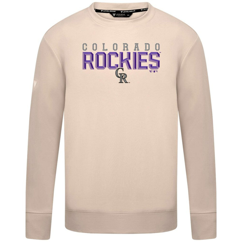 Colorado Rockies Levelwear Mandate Carve Tri-Blend Sweatshirt Online