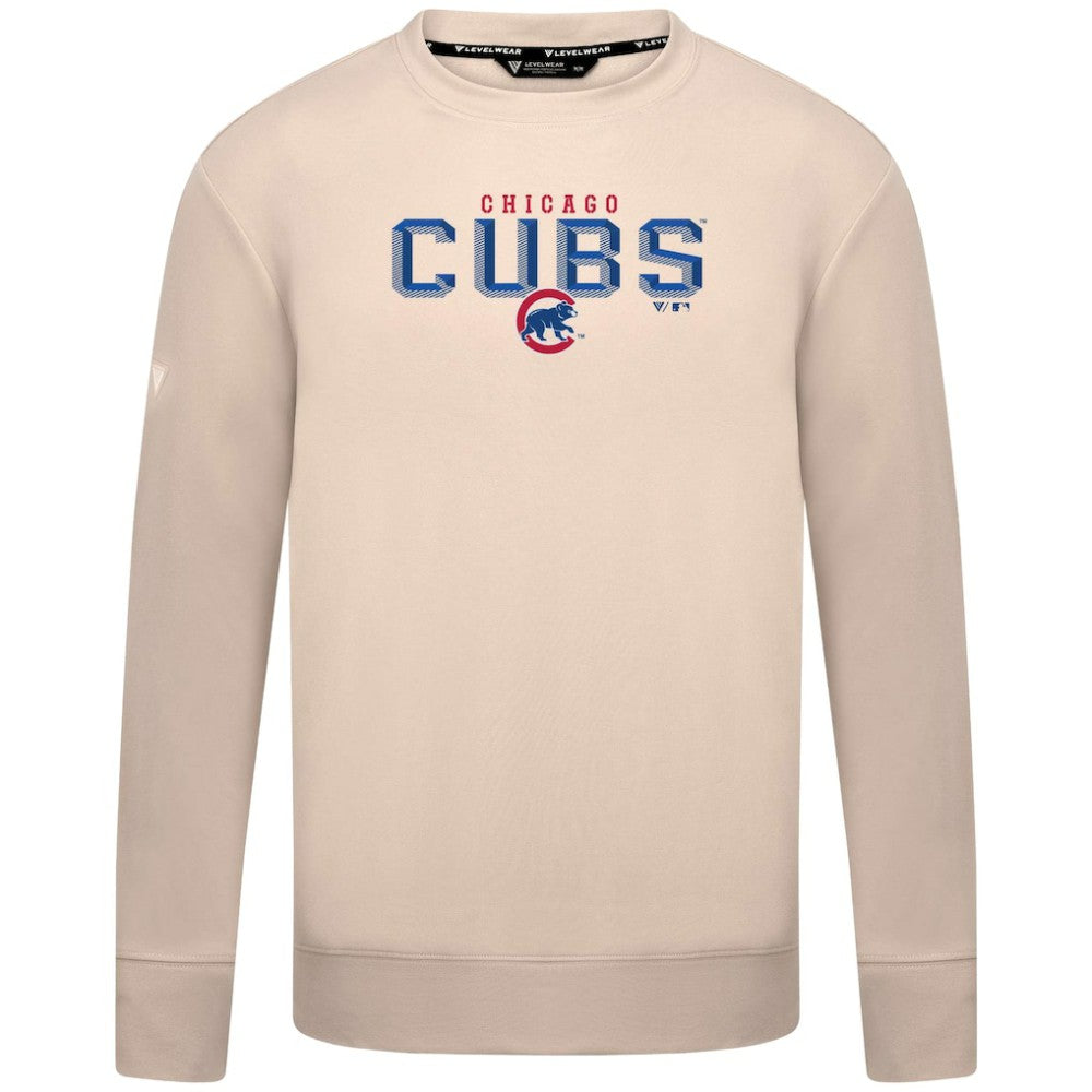 Chicago Cubs Levelwear Mandate Carve Tri-Blend Sweatshirt for sale