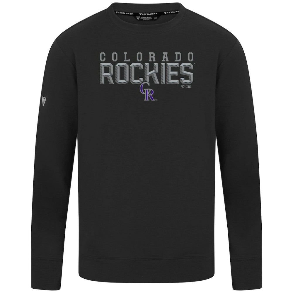Colorado Rockies Levelwear Mandate Carve Tri-Blend Sweatshirt Near Me