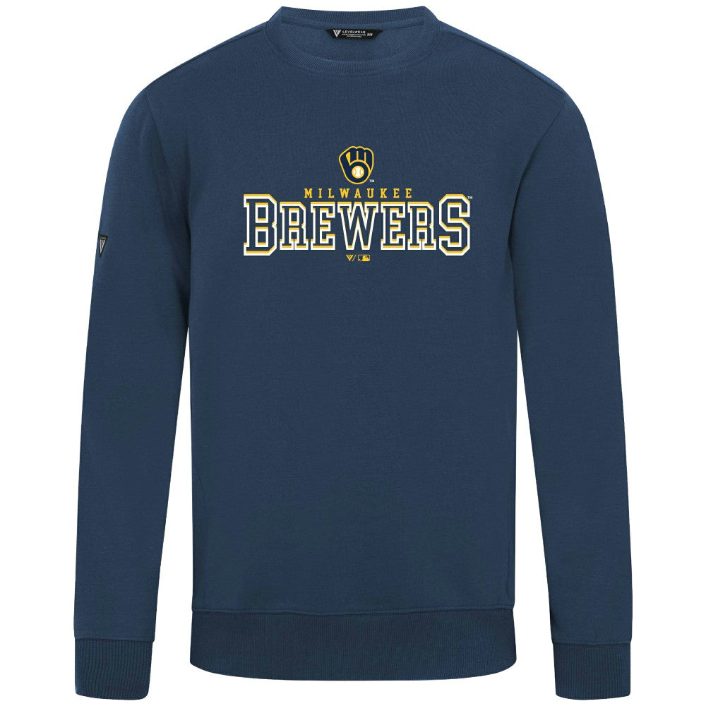 Milwaukee Brewers Levelwear Zane Journey Sweatshirt Outlet