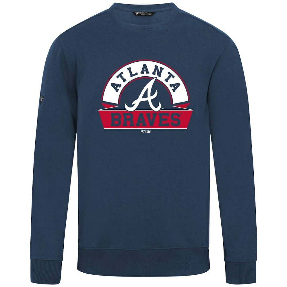 Atlanta Braves Levelwear Zane Banner Arch Sweatshirt for sale