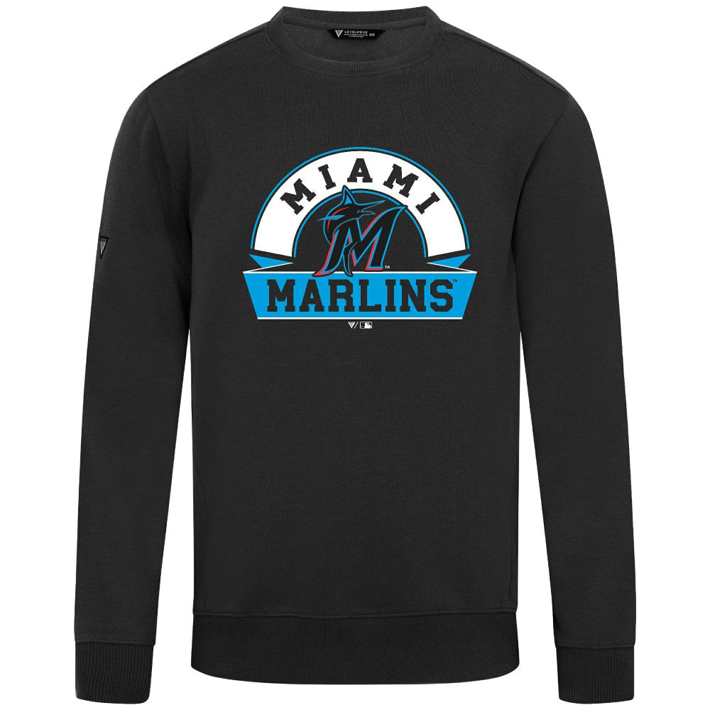 Miami Marlins Levelwear Zane Banner Arch Sweatshirt for sale