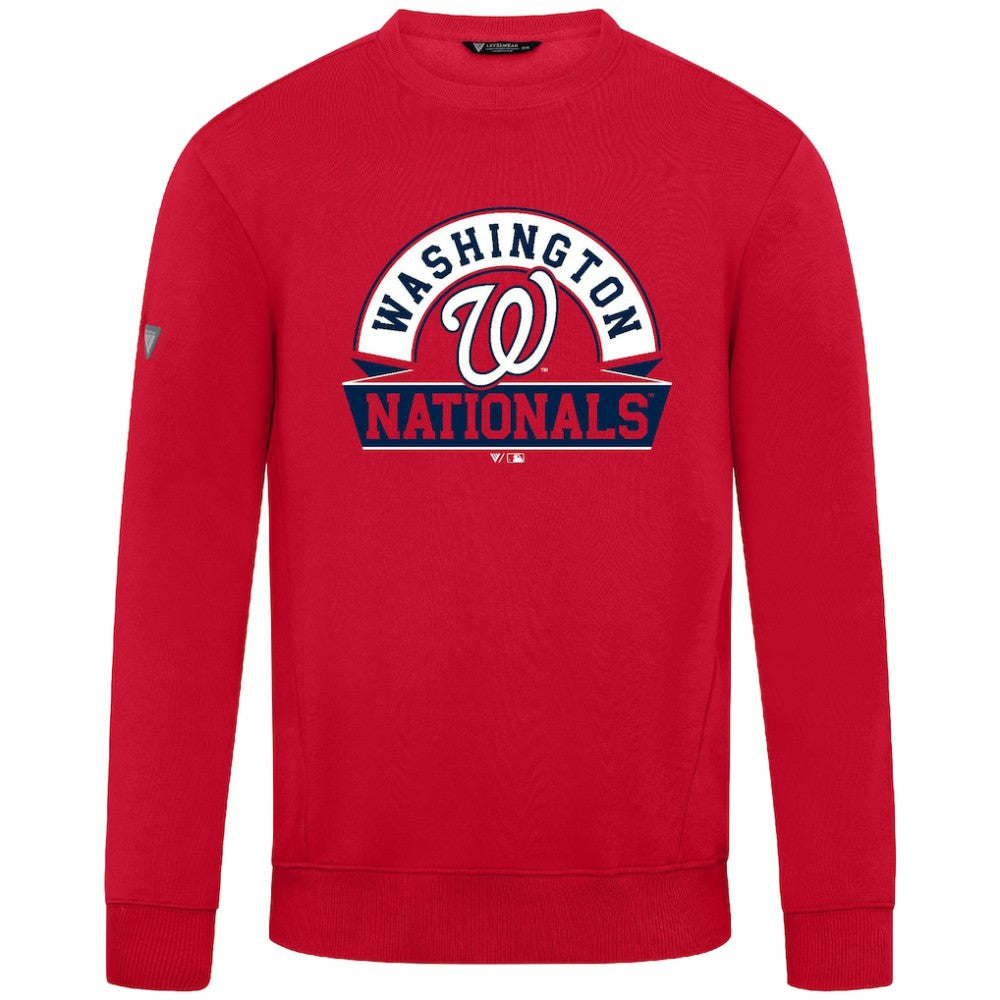 Washington Nationals Levelwear Zane Banner Arch Sweatshirt Outlet