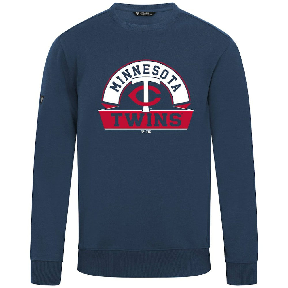 Minnesota Twins Levelwear Zane Banner Arch Sweatshirt Discount