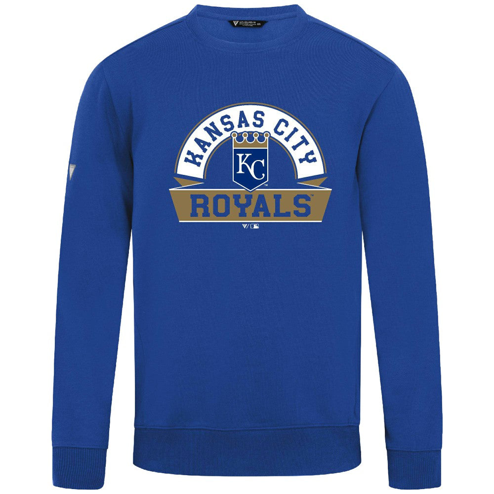 Kansas City Royals Levelwear Zane Banner Arch Sweatshirt Discount