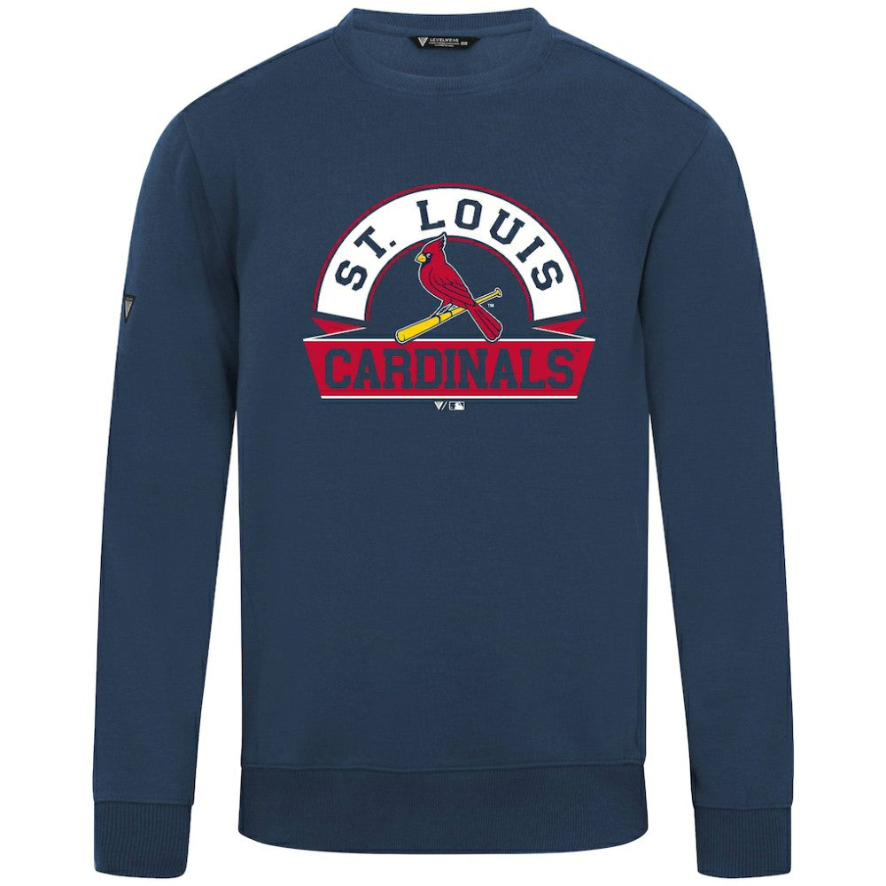 St. Louis Cardinals Levelwear Zane Banner Arch Sweatshirt Outlet