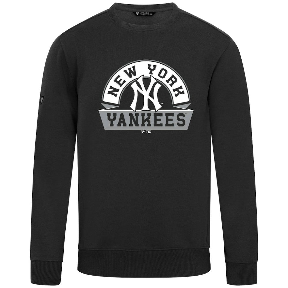 New York Yankees Levelwear Zane Banner Arch Sweatshirt Discount