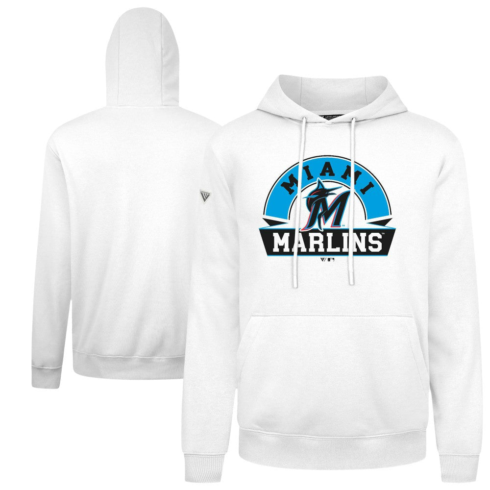Miami Marlins Levelwear Podium Banner Arch Hoodie Sale