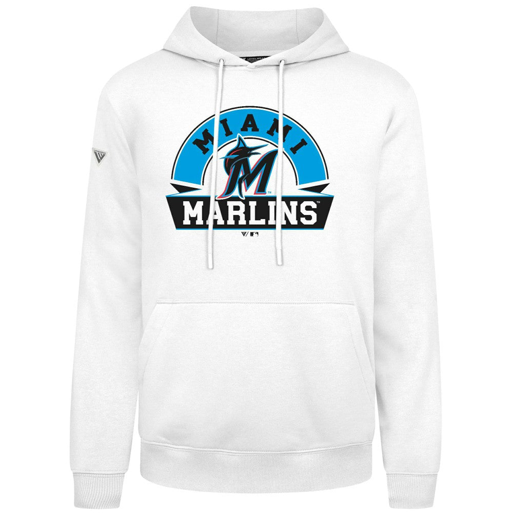Miami Marlins Levelwear Podium Banner Arch Hoodie Sale