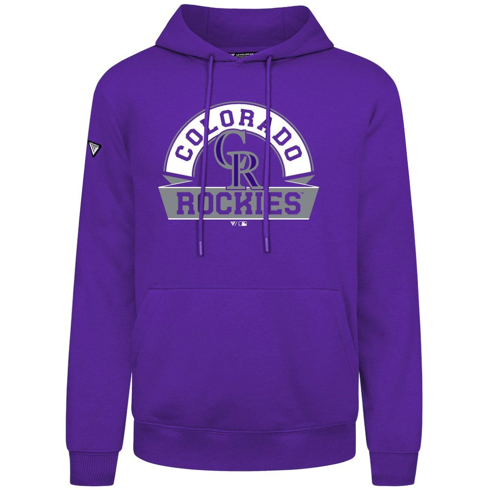 Colorado Rockies Levelwear Podium Banner Arch Hoodie Discount