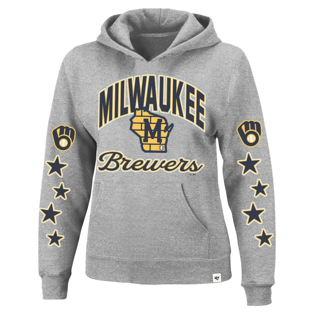 Milwaukee Brewers '47 Women's Plus Size Starry Eye Hoodie Near Me