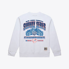 New York Yankees Mitchell & Ness Subway Series Champions Crewneck Sweatshirt Sale