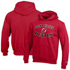 New Jersey Devils Champion Youth Fleece Powerblend Hoodie - Red | NHL on sale