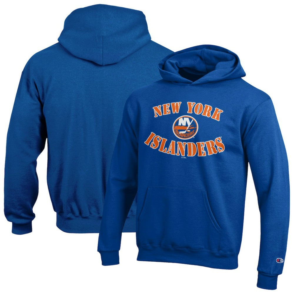 New York Islanders Champion Youth Fleece Powerblend Hoodie - Blue | NHL on sale