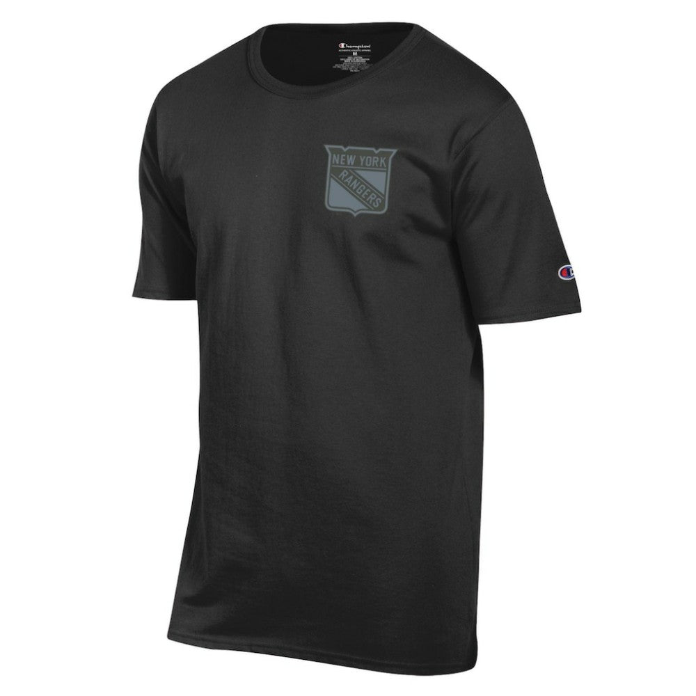New York Rangers Champion Tonal T-Shirt - Black | NHL discount
