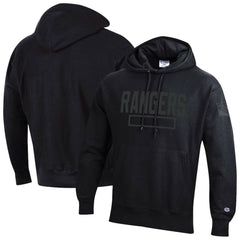 New York Rangers Champion Tonal Reverse Weave Fleece Hoodie - Black | NHL on sale