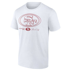 Brock Purdy San Francisco 49ers Outline Player T-Shirt - White - NFL