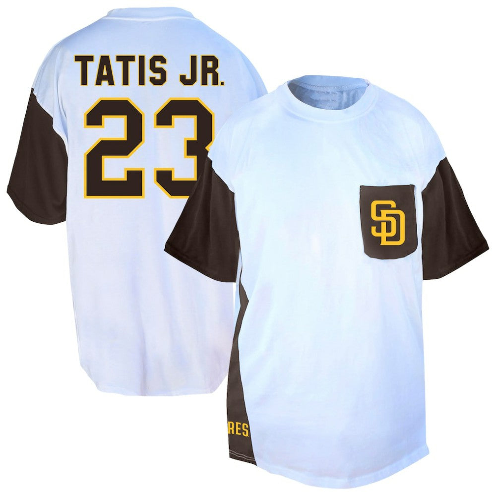 Fernando Tatis Jr. San Diego Padres Profile Big & Tall Player Name & Number T-Shirt Sale