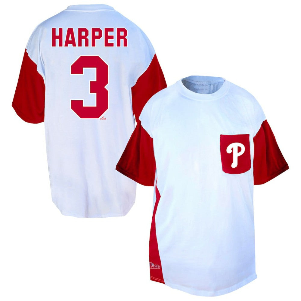Bryce Harper Philadelphia Phillies Profile Big & Tall Player Name & Number T-Shirt Discount