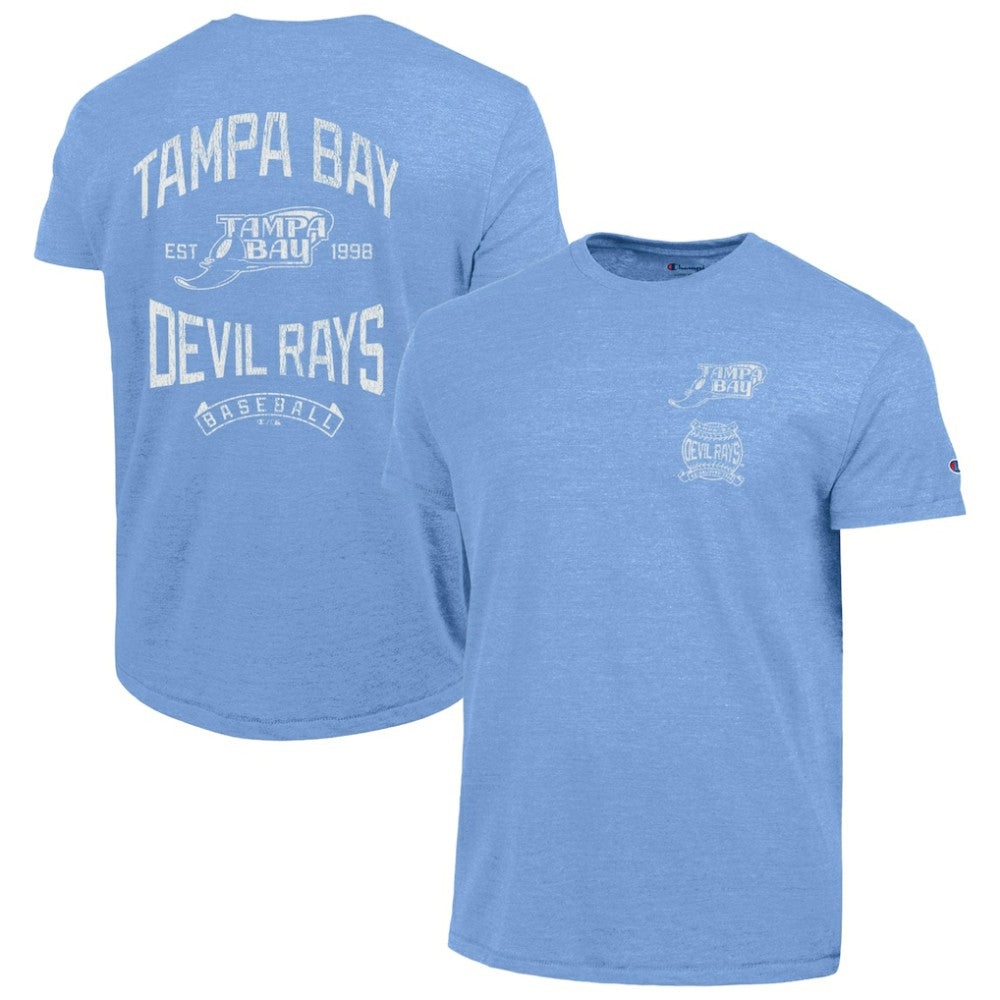 Tampa Bay Rays Champion Vintage 3-Hit Tri-Blend T-Shirt Outlet
