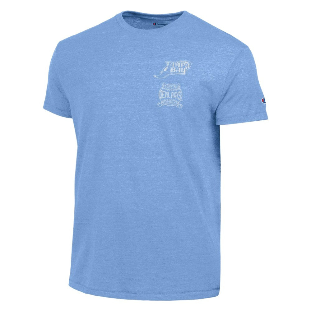 Tampa Bay Rays Champion Vintage 3-Hit Tri-Blend T-Shirt Outlet