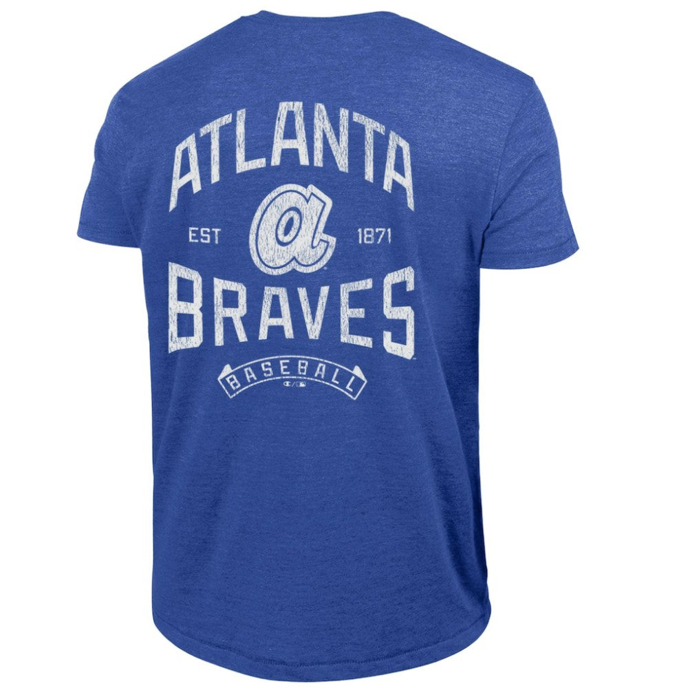 Atlanta Braves Champion Vintage 3-Hit Tri-Blend T-Shirt for sale
