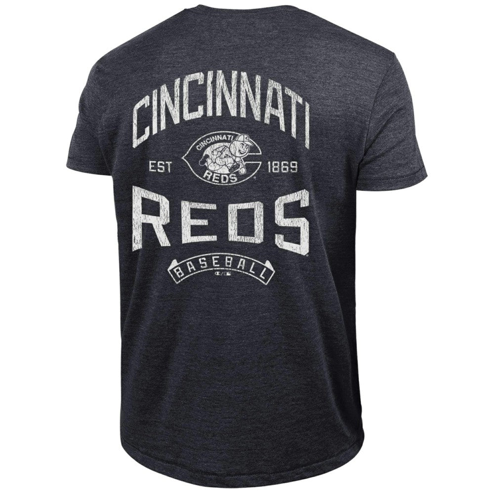 Cincinnati Reds Champion Vintage 3-Hit Tri-Blend T-Shirt for sale