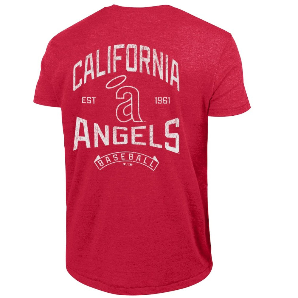 Los Angeles Angels Champion Vintage 3-Hit Tri-Blend T-Shirt Outlet