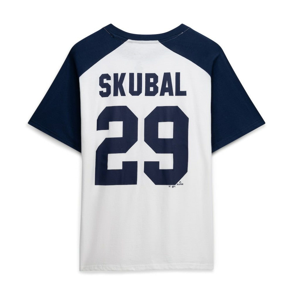 Tarik Skubal Detroit Tigers Profile Women's Plus Size Name & Number Raglan Henley T-Shirt for sale